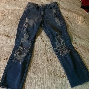 Hollister curvy high rise mom jean